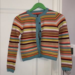 Colorful Button Up Sweater